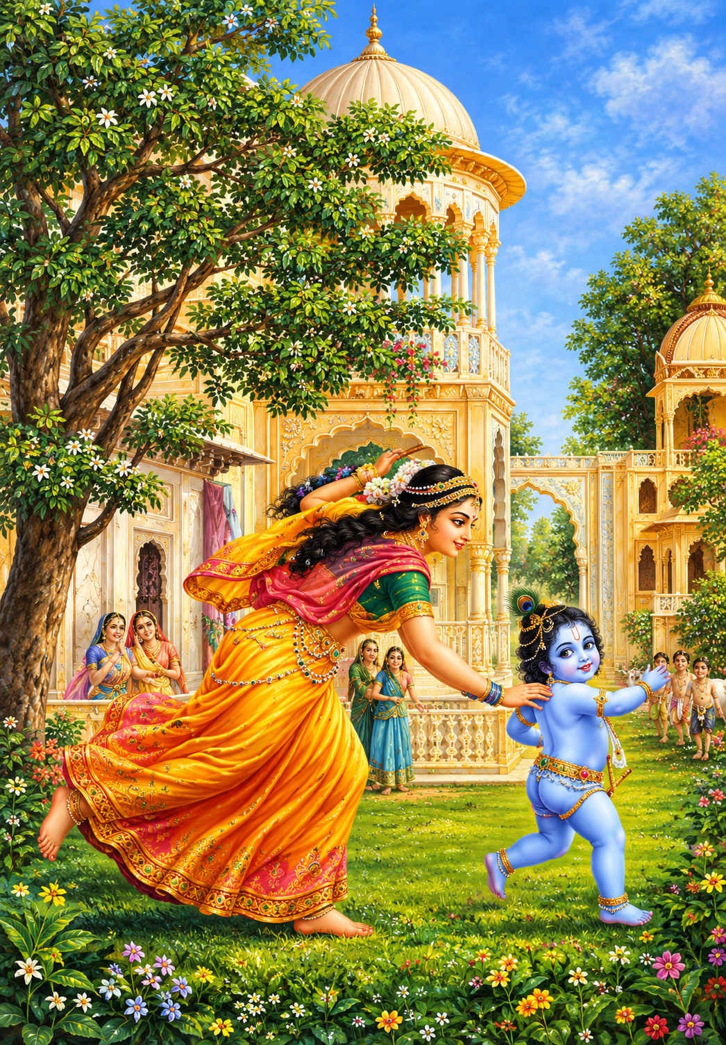 Baby Krishna Illustrations