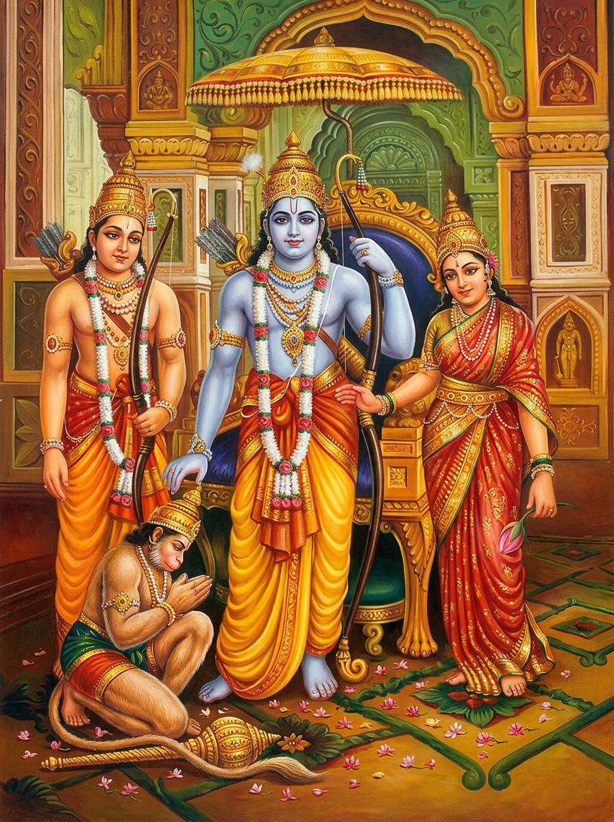 कलात्मक दरबारमा राम दरबार